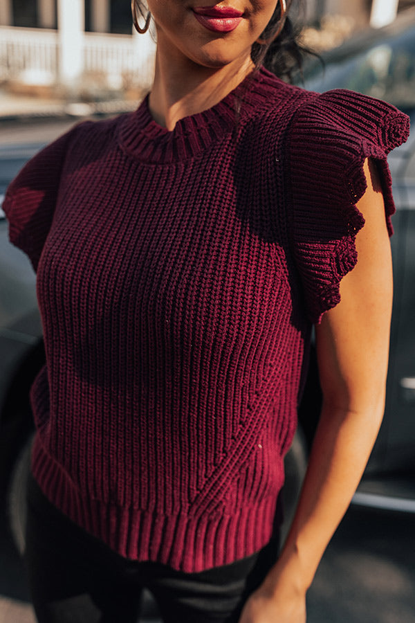 Chardonnay Cuddles Knit Top Image - 3