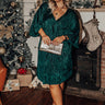Wishing On Winter Velvet Dress Curves Image - 1
