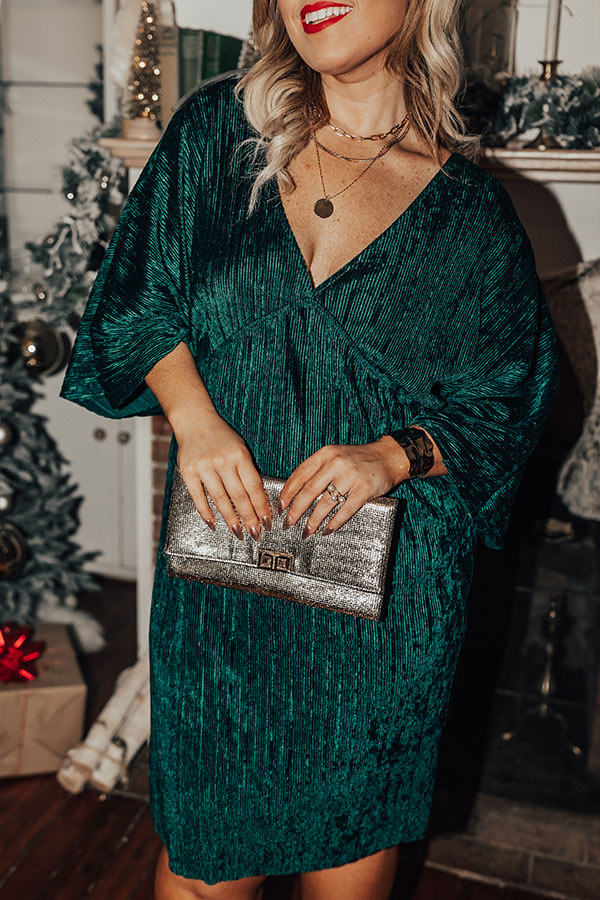 Wishing On Winter Velvet Dress Curves Image - 5