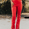 The Pip High Waist Faux Leather Pants Image - 1