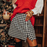 Snow Kissed Cutie Houndstooth Skort Image - 1