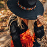 Incredible Love Felt Fedora In Black Image - 1