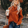 Plush Comfort Sweater In Rust Image - 1