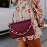 Autumn Elegance Crossbody In Merlot Image - 1