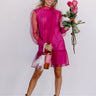 First Kiss Dreaming Dress In Fuchsia Image - 1