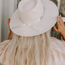 Luxe Landing Felt Fedora In Ivory Image - 1