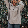 Free Fallin' Shift Top In Grey Curves Image - 1