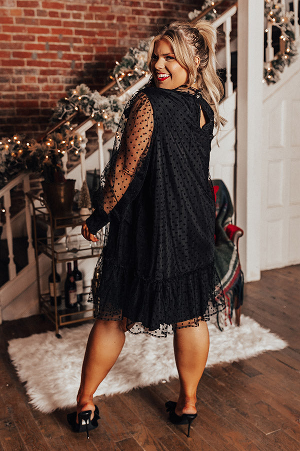 First Kiss Dreaming Dress In Black Curves Image - 5