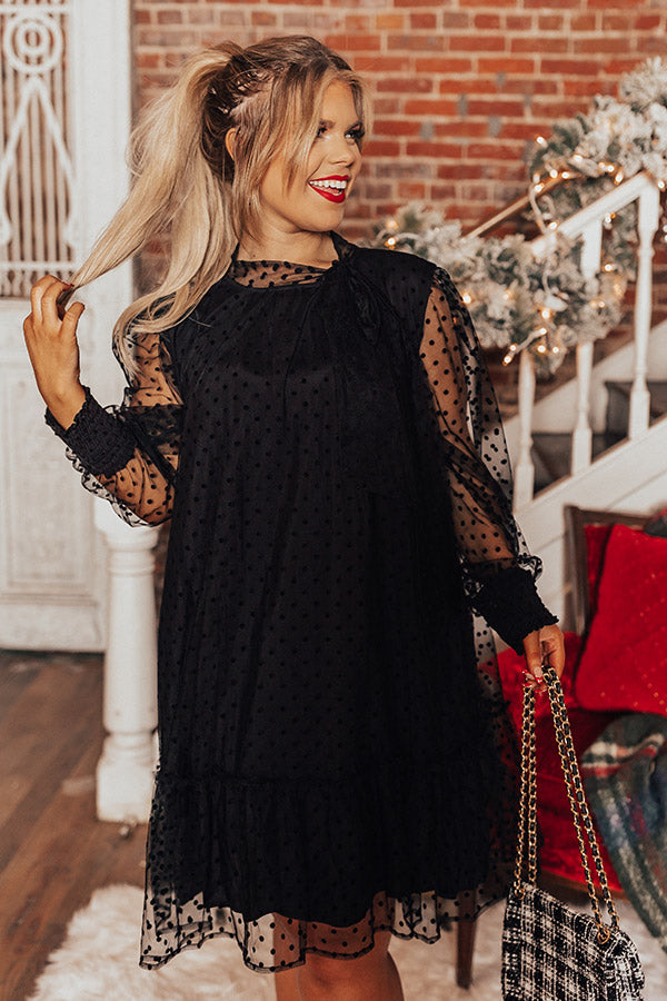 First Kiss Dreaming Dress In Black Curves Image - 1