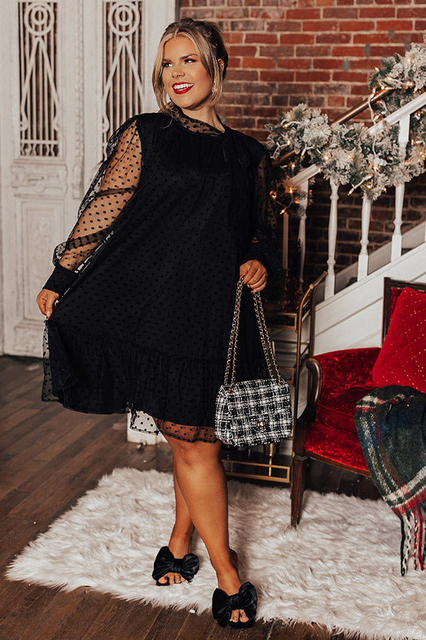 First Kiss Dreaming Dress In Black Curves Image - 2