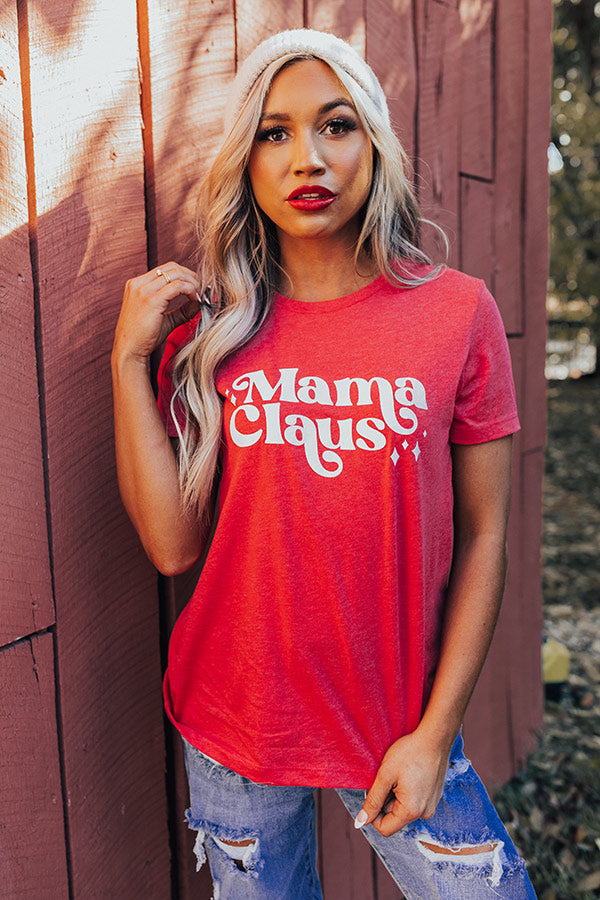 Mama Claus Graphic Tee Image - 3