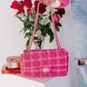 Favorable Day Tweed Crossbody In Pink Image - 1