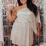 Documenting Memories Sequin Dress In Champagne Curves Image - 1