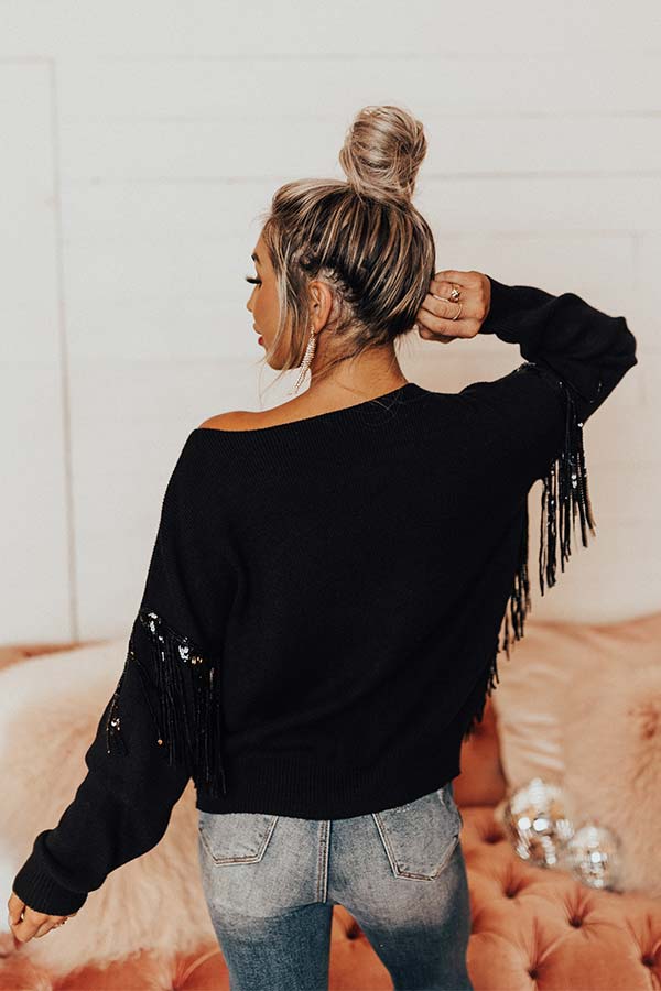 The Moody Fringe Sweater