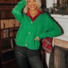 Merriest Ever Cardigan In Green Image - 1