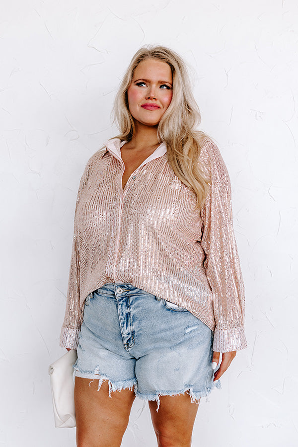 Tried And True Love Sequin Top Curves
