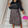 True To Form Sequin Skirt Curves Image - 1