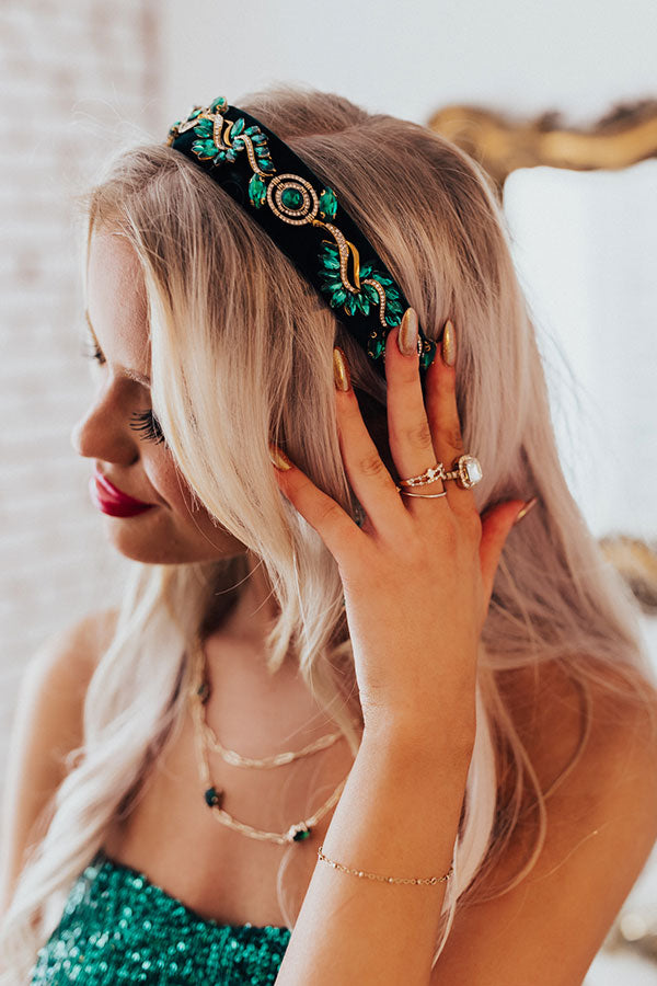 Cue The Lights Embellished Headband Image - 2