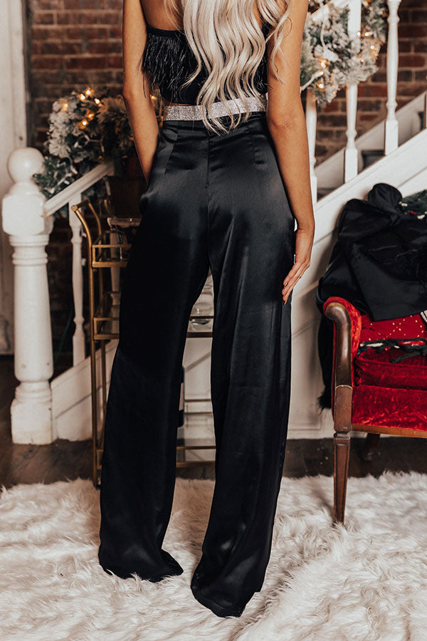 High Waisted Black Sateen Jeans Curvy Fit High-Rise Sateen Skinny