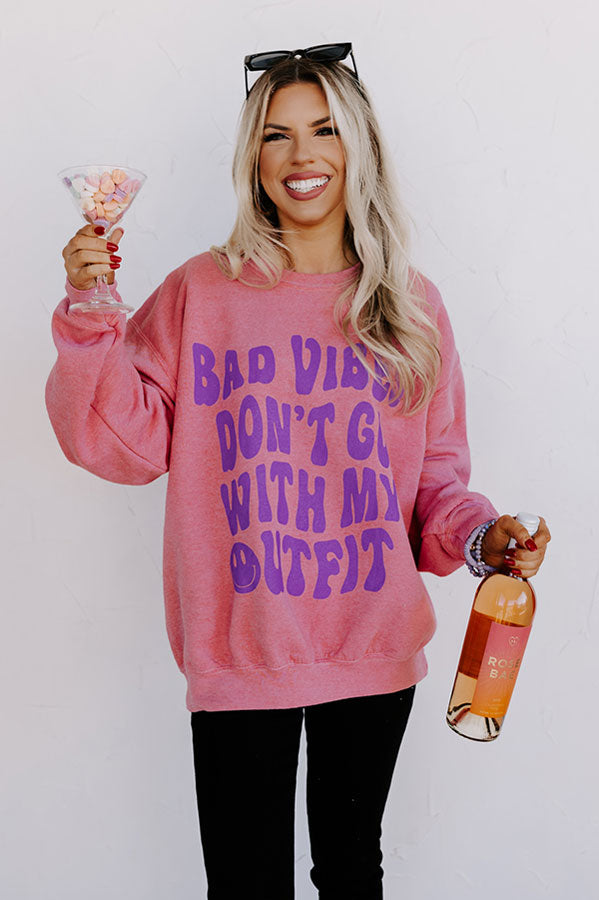 Bad Vibes Graphic Sweatshirt