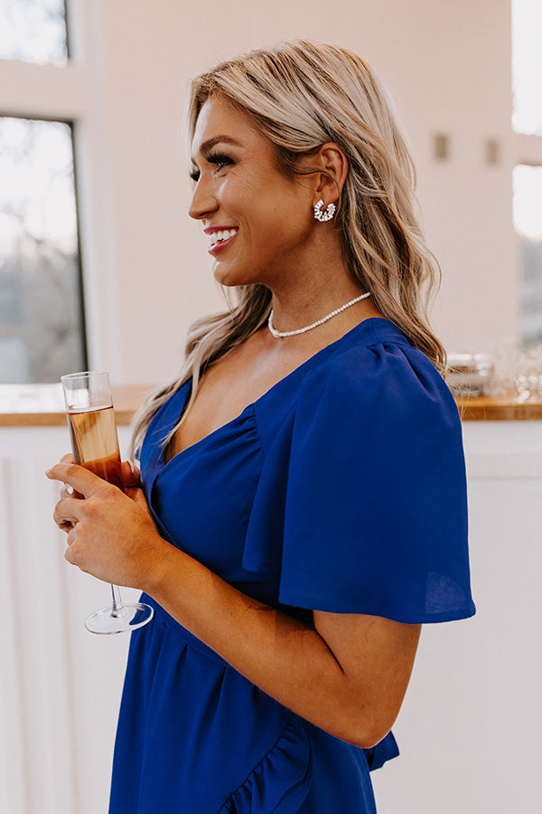 Glittery Confessions Earrings In Silver Image - 1