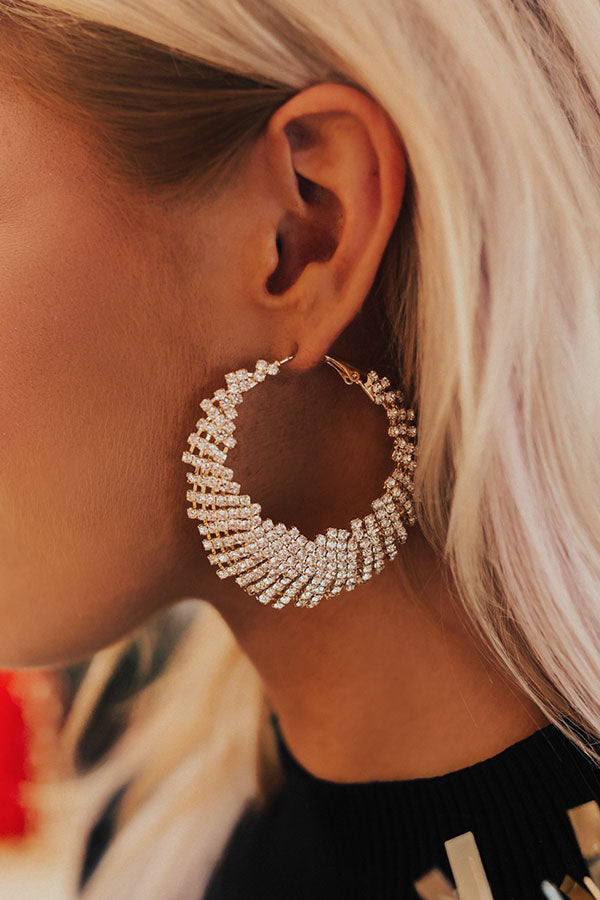 Hollywood Dreaming Hoop Earrings • Impressions Online Boutique