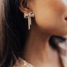 Front Row Effortless Earrings In Gold Image - 1