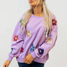 Poppy Garden Sequin Sweatshirt Image - 1