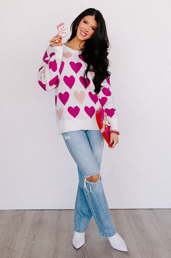 All My Heart Embellished Sweater Image - 2