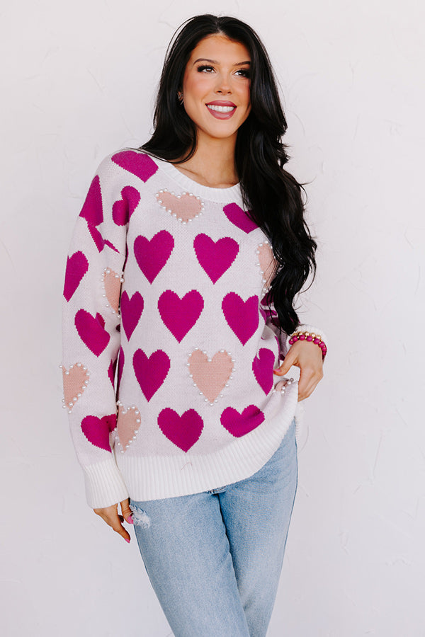 All My Heart Embellished Sweater Image - 5