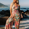 Sweetest Gesture Paisley Jumpsuit in Pink Curves Image - 1