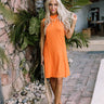 Driving To Malibu Mini Dress In Orange Image - 1