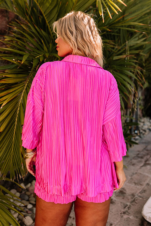 Florida Keys Cutie Pleated Top Curves Image - 4
