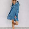 Love Crush Shift Dress in Ocean Blue Image - 1