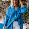 Sunny Forecast Tunic In Ocean Blue Image - 1