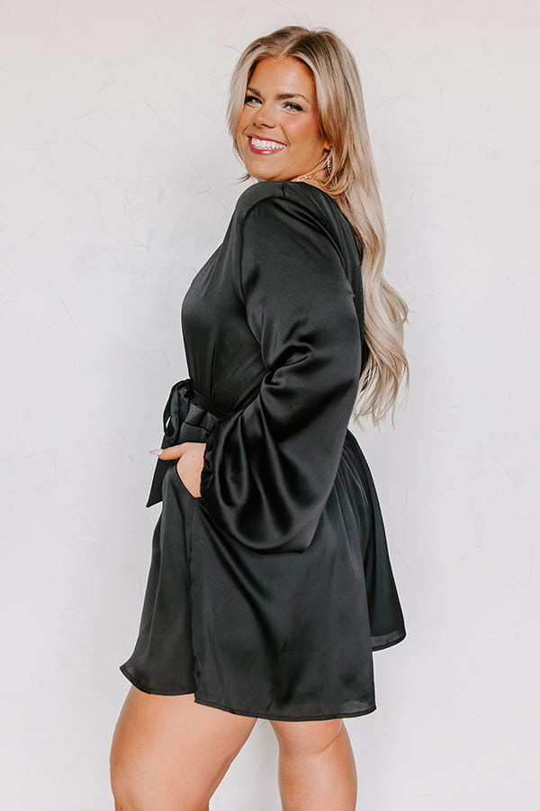 Party Dreams Romper in Black Curves Image - 4