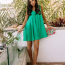 Sunny Forecast Shift Dress In Green Image - 1