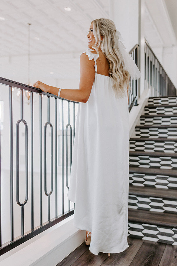 Radiant Love Satin Dress Image - 4