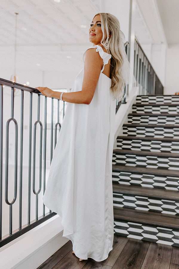 Radiant Love Satin Dress Image - 3