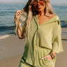 Tour The Town Pleated Top In Lime Punch Curves Image - 1