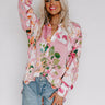 Mind On Malibu Button Up In Pink Image - 1