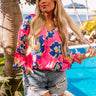 Pineapple Whip Shift Top In Pink Curves Image - 1