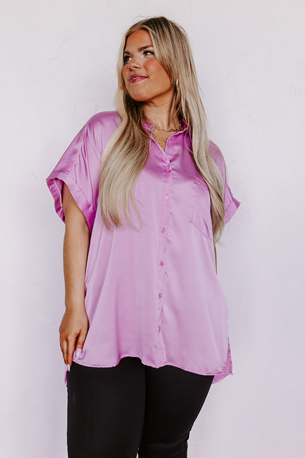 Lifelong Memories Button Up In Lavender Curves