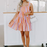 Dip And Twirl Shift Dress In Peach Image - 1