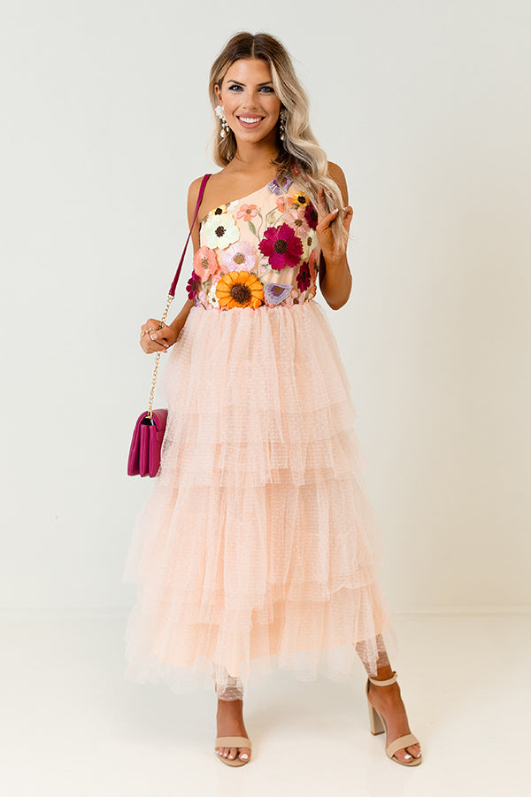 Sending Kisses Tulle Midi Image - 1