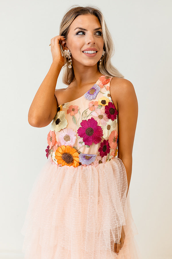 Sending Kisses Tulle Midi Image - 2