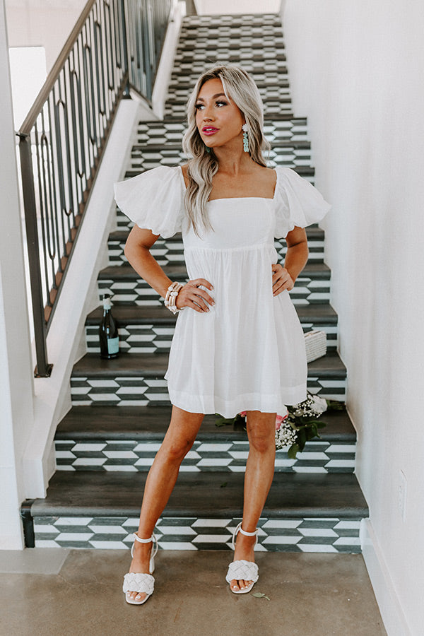 Prosecco Fizz Babydoll Dress Image - 2