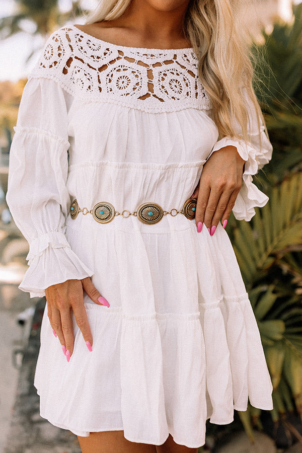 Stop The Show Concho Belt In Gold Image - 1