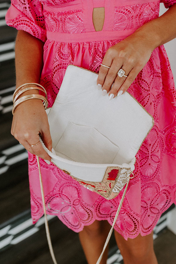 Candy Coated Kisses Beaded Clutch • Impressions Online Boutique
