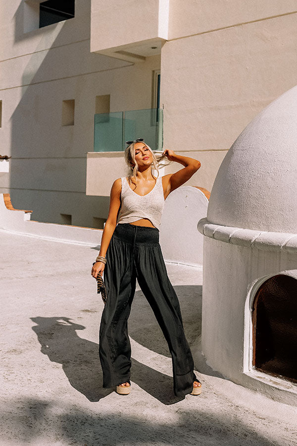 Tried And Tropical High Waist Pants In Black